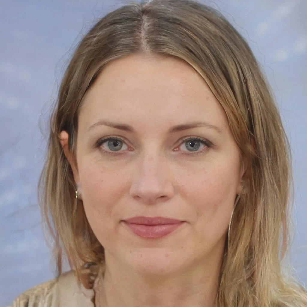 Headshot of Emily Carter, highlighting her appreciation for Prostadine’s fast delivery and wellness benefits.